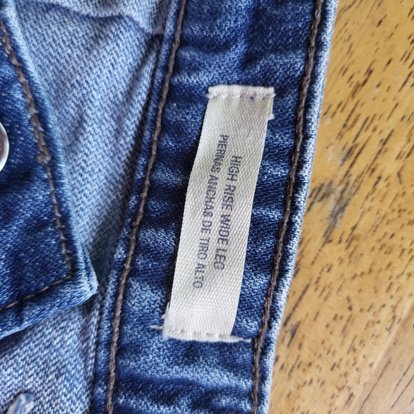 Universal Thread Wide-Leg Blue Denim Jeans - Picture 5 of 6